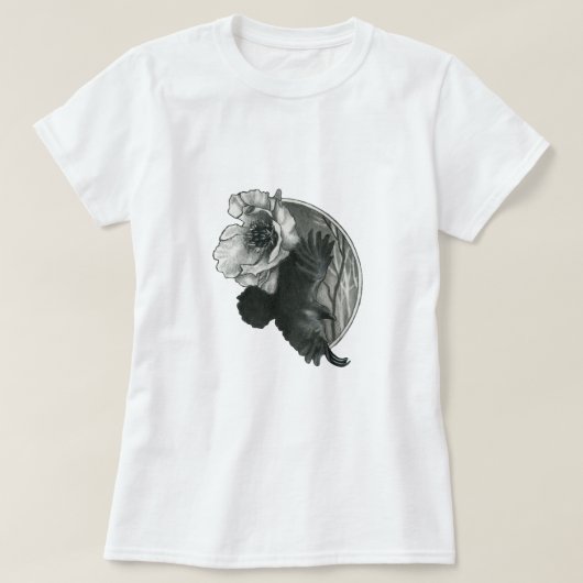 Raven en bossen t-shirt (Design voorkant)