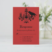 Raven en Damask RSVP (Staand voorkant)