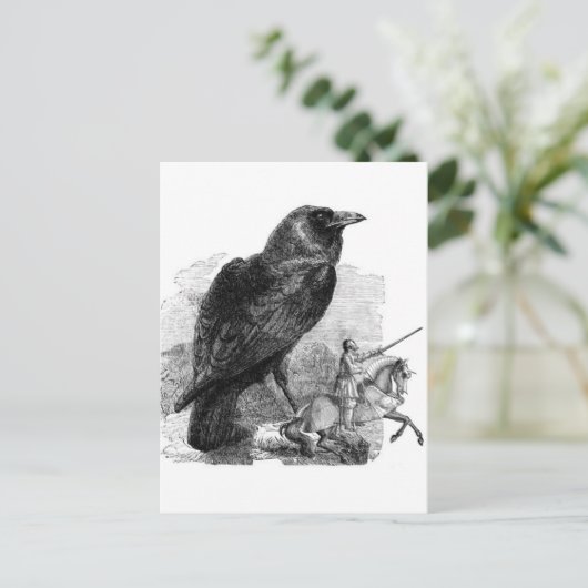 Raven en de Ridder Briefkaart (Staand voorkant)