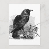 Raven en de Ridder Briefkaart (Voorkant)