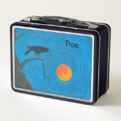 Raven en Full Moon Metal Lunch Box (Achterkant)