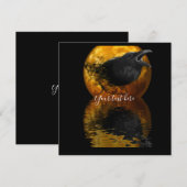 Raven en Golden Moon Kaart (Voorkant / Achterkant)