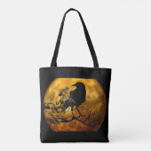 Raven en herfst van de oogstmaan tote bag (Achterkant)