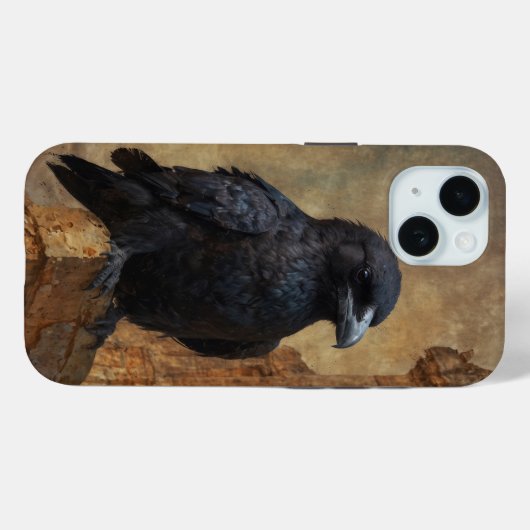 Raven en kathedraalruïnes Case-Mate iPhone case (Achterkant (horizontaal))