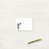 Raven en Kokopelli Post-it® Notes (Op bureau)