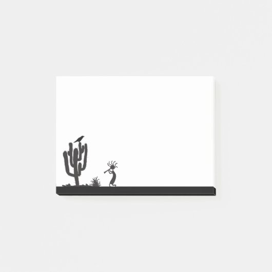 Raven en Kokopelli Post-it® Notes (Voorkant)