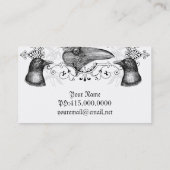 Raven en kraaien visitekaartje (Achterkant)