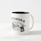 Raven en Krogen Tweekleurige Koffiemok (Voorkant rechts)