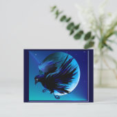 Raven en Moon_ Briefkaart (Staand voorkant)