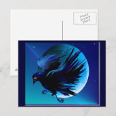 Raven en Moon_ Briefkaart (Voorkant / Achterkant)