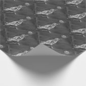 Raven en Moon Cadeaupapier (Hoek)