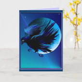 Raven en Moon Kaarten (Gele Bloem)