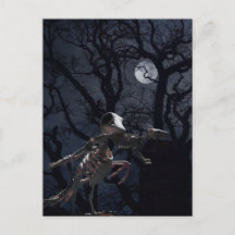 Raven- en ratskelet in Moonlight