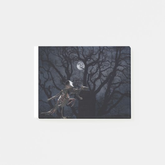 Raven- en ratskelet in Moonlight Post-it® Notes (Voorkant)
