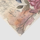 Raven en Rozen  Ephemera Decoupage Tissuepapier (Detail)