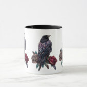 Raven en Rozen Koffie Mok (Midden)