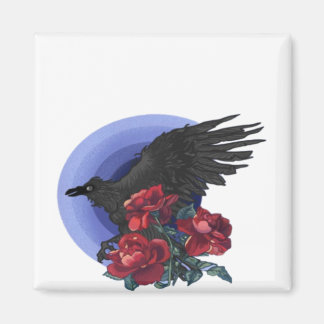 Raven en Rozen Magneet