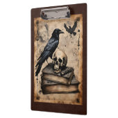 Raven en Schedel Magie Klembord (Links)