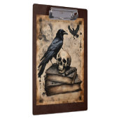 Raven en Schedel Magie Klembord (Rechts)
