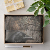 Raven en schedels Spooky Decoupage Tissue Tissuepapier (Geschenk)