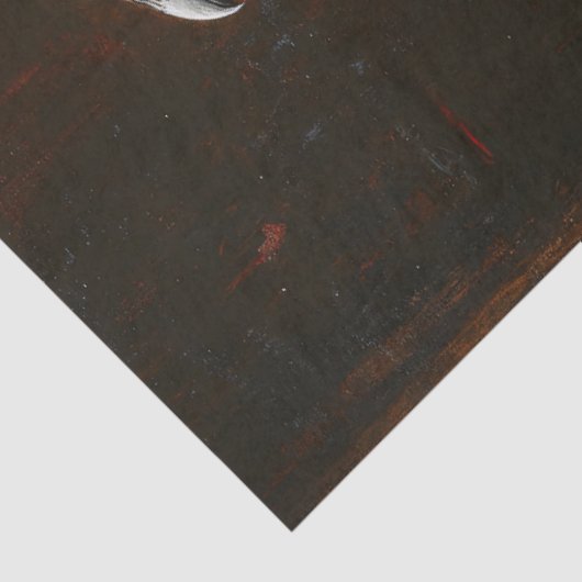 Raven en Skull Gothic Stilleven Decoupage Tissuepapier (Detail)