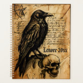 Raven en Skull Junk Journal Page Planner (Voorkant)