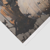 Raven en Skull Tissue Paper voor Meubels Tissuepapier (Detail)