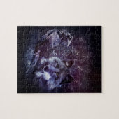 Raven en Wolf - Vegvisir en Tree of life Legpuzzel (Horizontaal)