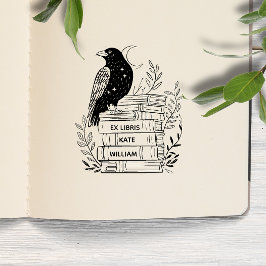 Raven Ex libris Zelfinktende Stempel