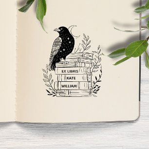 Raven Ex libris Zelfinktende Stempel