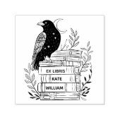 Raven Ex libris Zelfinktende Stempel (Design)