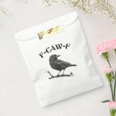 Raven F-CAW-F Halloween Minimalist Bedankzakje (Gezegeld)
