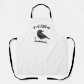 Raven F-CAW-F Halloween Minimalist Schort (Voorkant)