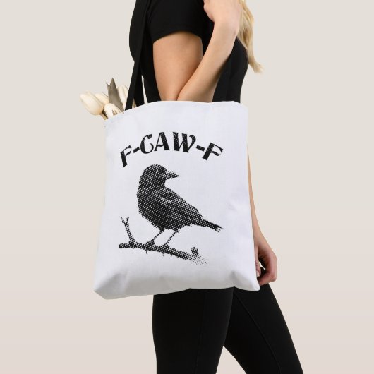 Raven F-CAW-F Halloween Minimalist Tote Bag (Dichtbij)