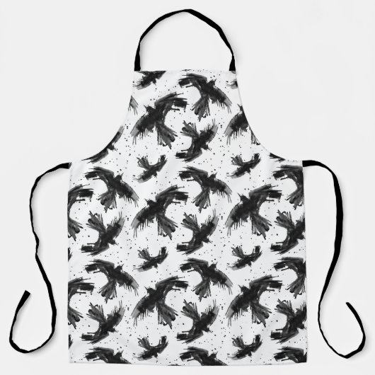 Raven Flight Apron Schort (Voorkant)