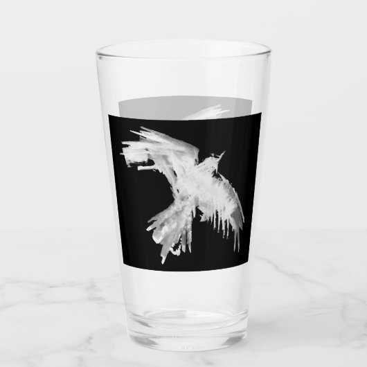 Raven Flight White Solo Drink glas (Achterkant)