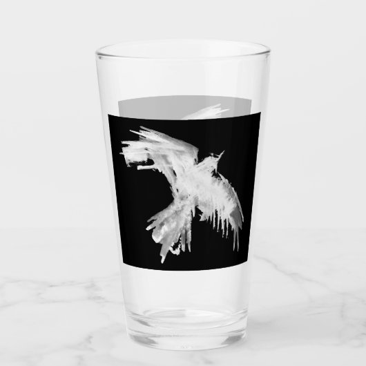 Raven Flight White Solo Drink glas (Voorkant)