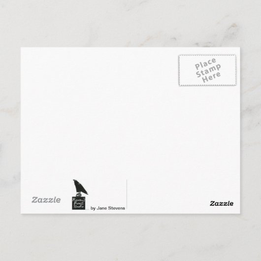 Raven Flock Briefkaart (Achterkant)