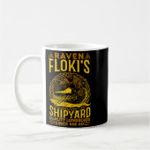 Raven Flokis Shipyard Nordic Mythology Viking Koffiemok (Links)