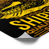 Raven Flokis Shipyard Nordic Mythology Viking Poster (Hoek)