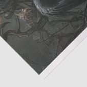 Raven Fluistering Tissuepapier (Detail)