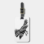 Raven Flying Tattoo Bagagelabel (Voorkant verticaal)
