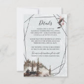 Raven, Forest en Crescent Moon Details Card Kaart (Voorkant)