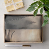 Raven Forest Silhouette Decoupage Papier (Geschenk)