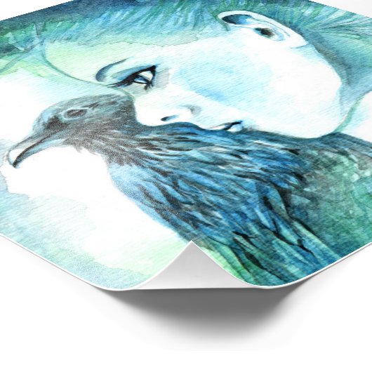 Raven Foto Afdruk (Hoek)