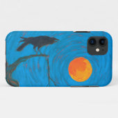 Raven & Full Moon Case-Mate iPhone Case (Achterkant (horizontaal))
