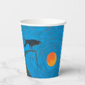 Raven & Full Moon Papieren Bekers (Achterkant)