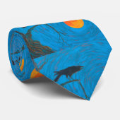 Raven & Full Moon Stropdas (Opgerold)