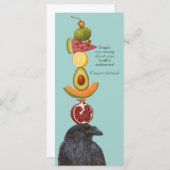 Raven Gefeliciteerd, platte kaart (Voorkant / Achterkant)