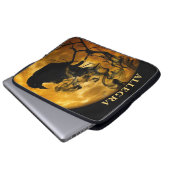 Raven Gel Laptop Sleeve (Voorkant onderkant)